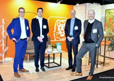 Maurtis de Jong, Remco Heukers, Jacco van Schie en Coen Welten, van ING